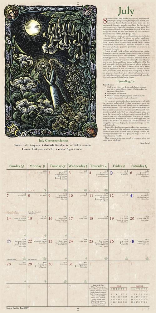 Llewellyn's 2025 Witches' Calendar 