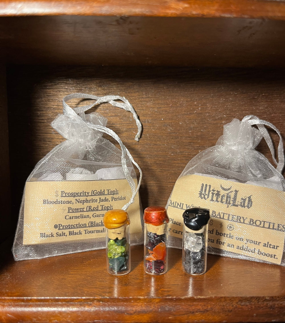 Mini Witch Battery Bottle Set