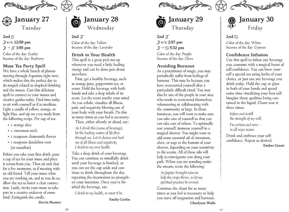 
                  
                    Llewellyn's 2026 Witches' Spell-A-Day Almanac
                  
                