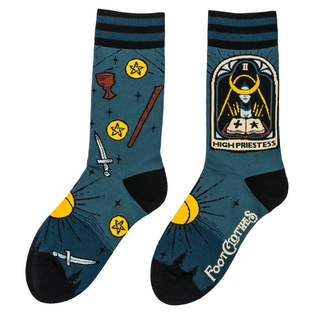 
                  
                    The High Priestess Tarot Nouveau Crew Socks
                  
                