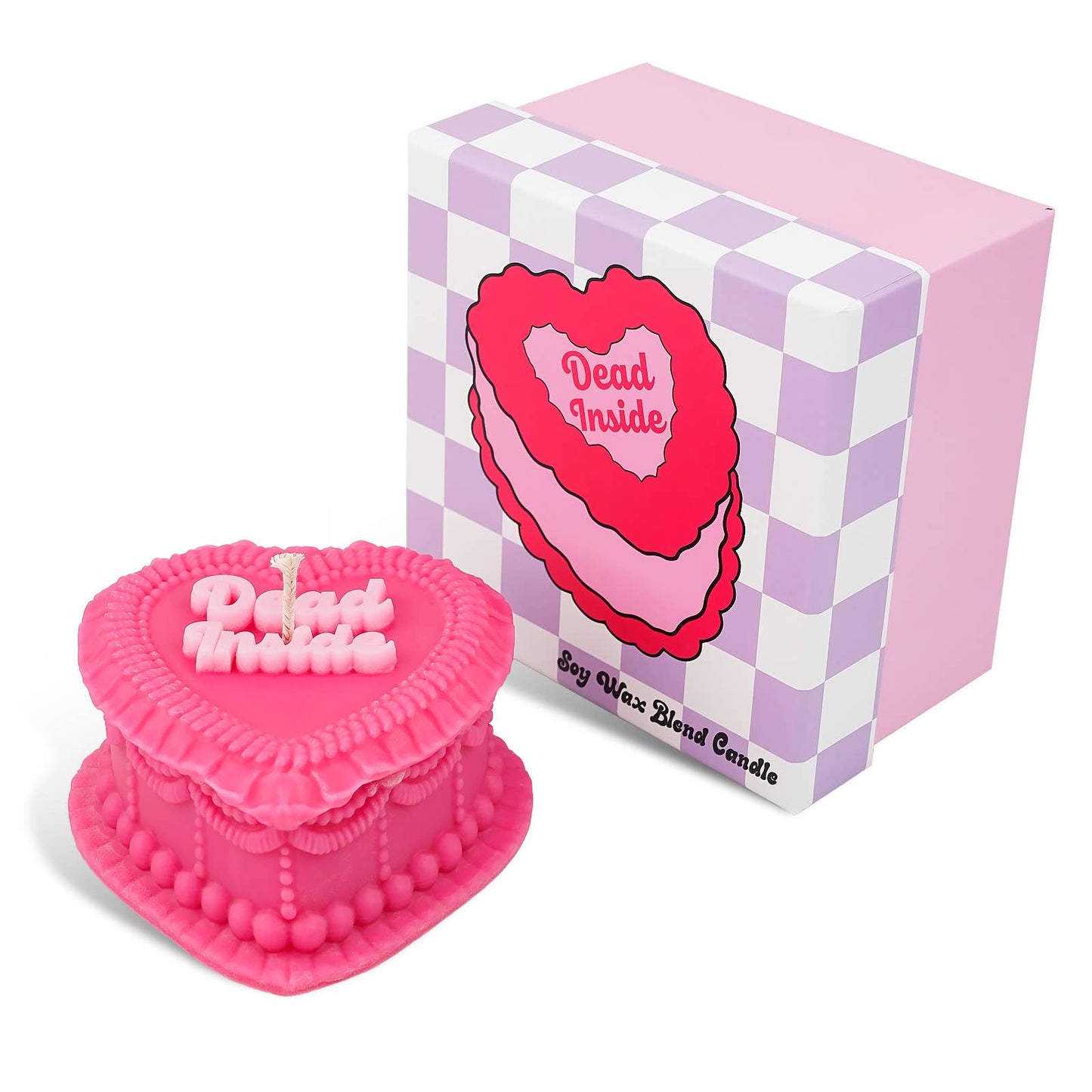 
                  
                    Dead Inside Heart Candle (funny candle, funny gift)
                  
                