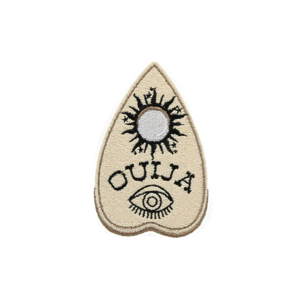 Ouija Planchette Gothic Iron On Embroidered Patch