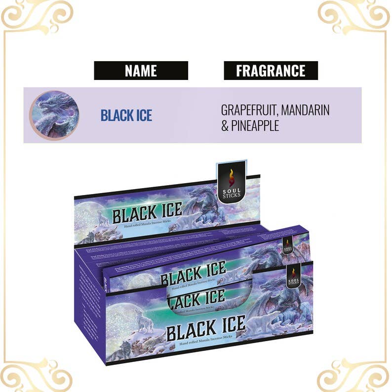 
                  
                    Black Ice Masala Incense Sticks
                  
                