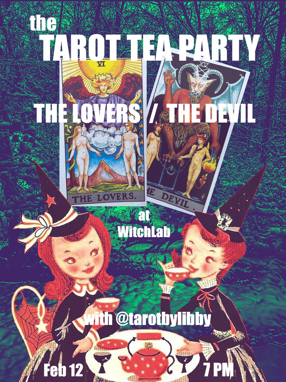 Tarot Tea Party February 12th - The Lovers and The Devil