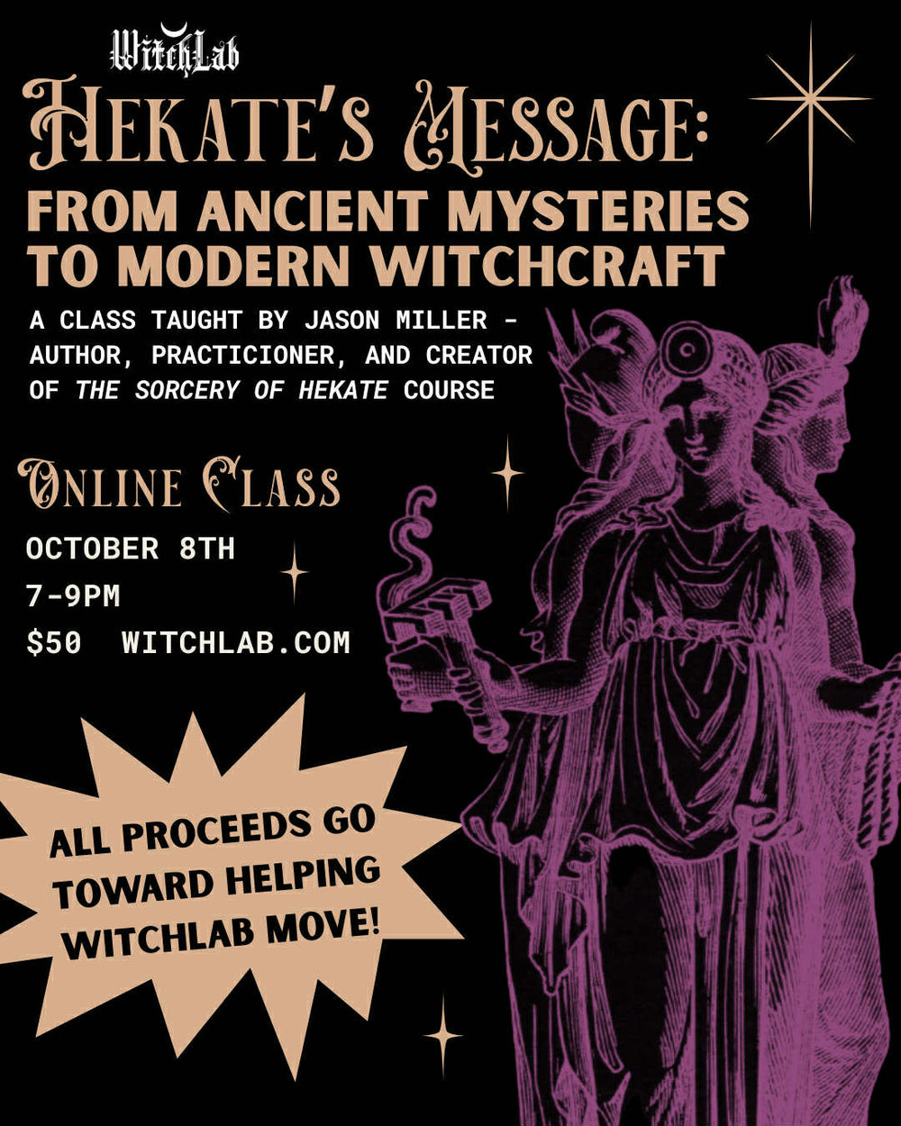 Hekate’s Message: From Ancient Mysteries to Modern Witchcraft - Online Class with Jason Miller