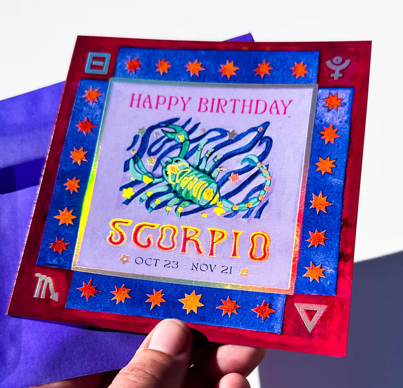 
                  
                    *NEW* Holographic Zodiac Greeting Cards
                  
                