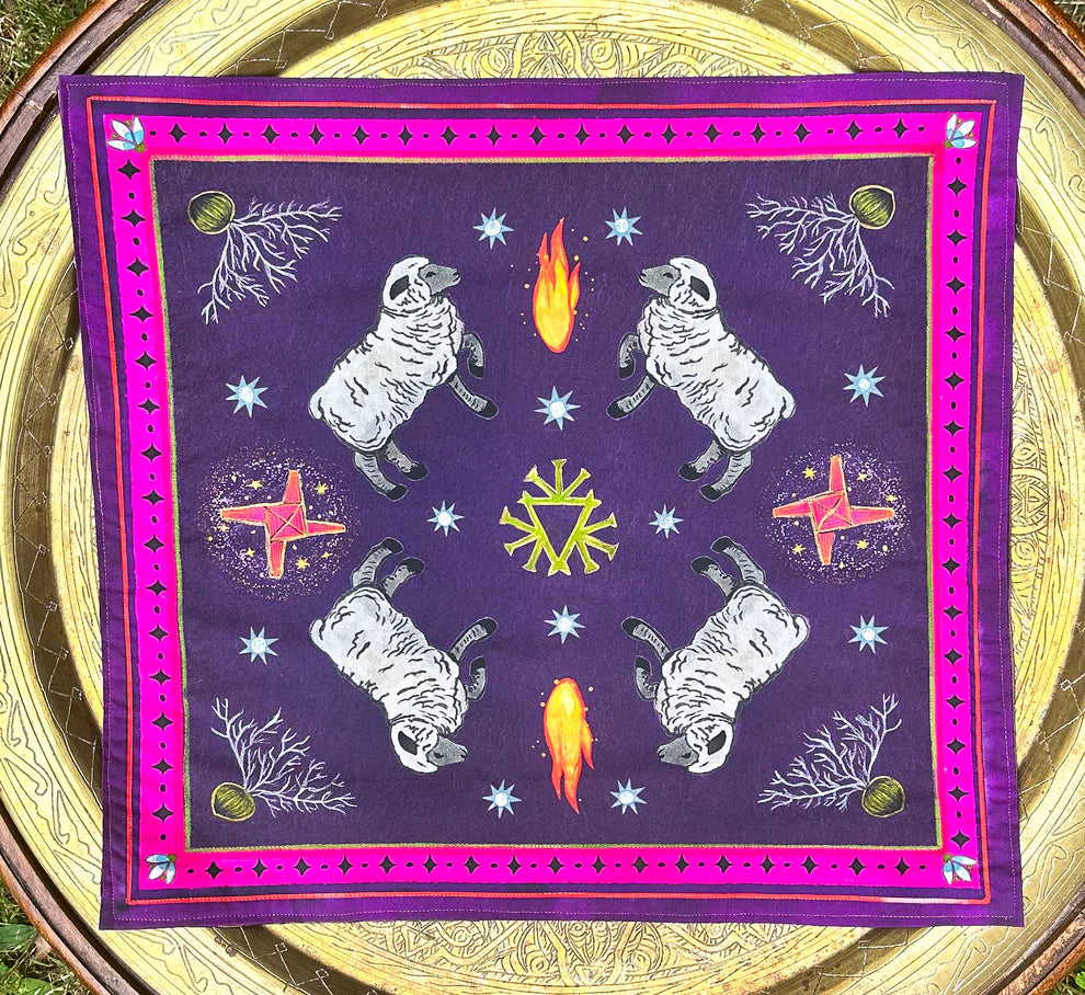 Wheel of the Year Altar Cloths - Imbolc