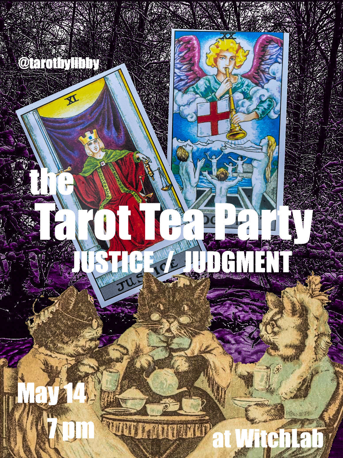Tarot Tea Party May 14th - Justice and Judgement