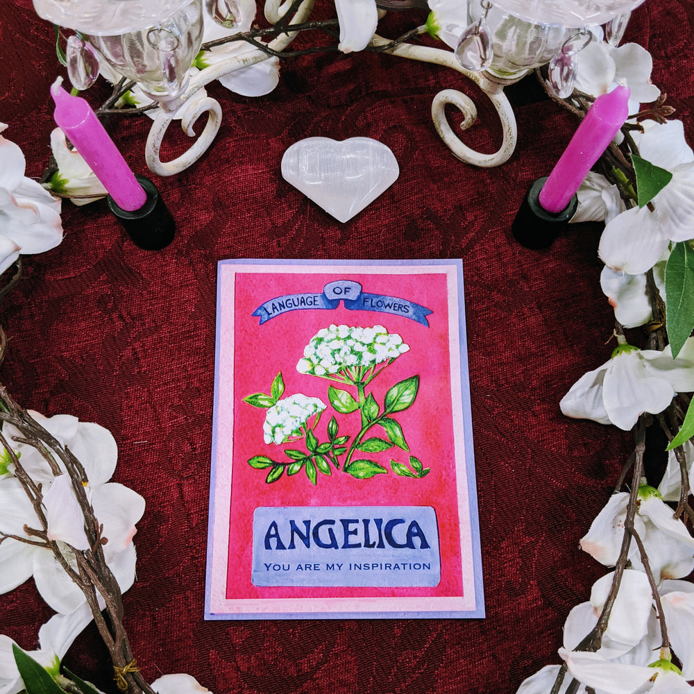 Victorian Flower Valentines - Angelica - You Are My Inspiration