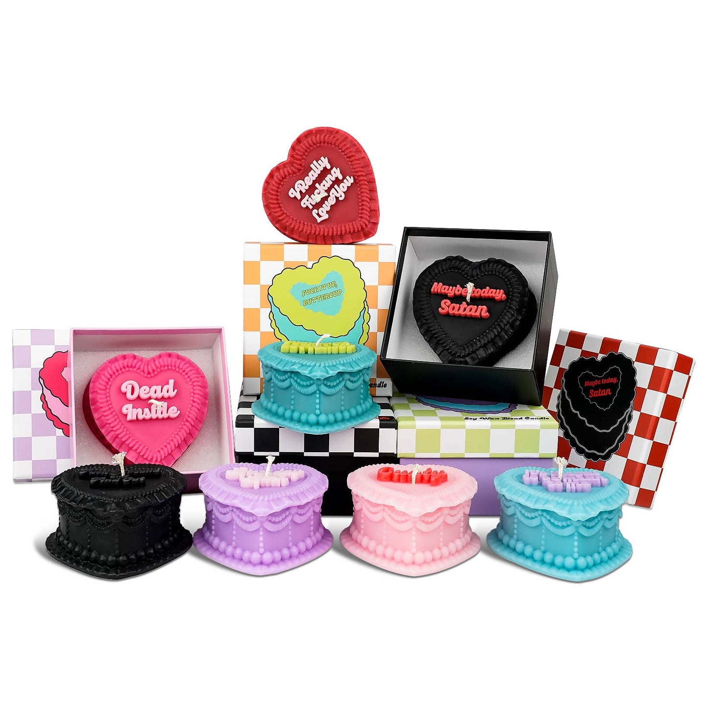 
                  
                    Dead Inside Heart Candle (funny candle, funny gift)
                  
                