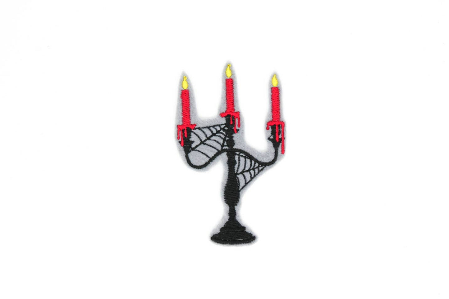 
                  
                    Spooky Candelabra Iron On Embroidered Patch
                  
                