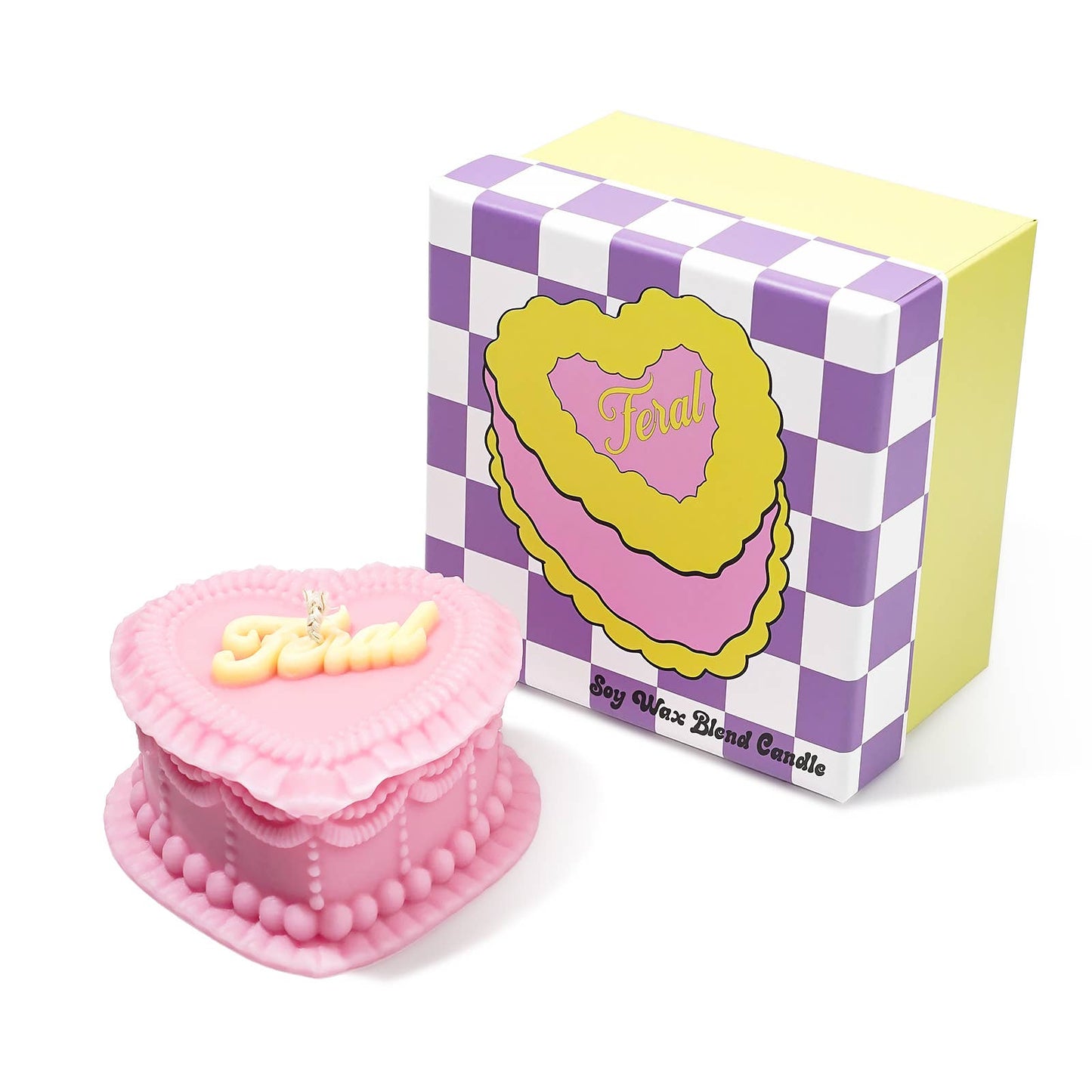 
                  
                    Feral Heart Candle (kitsch, funny gift)
                  
                