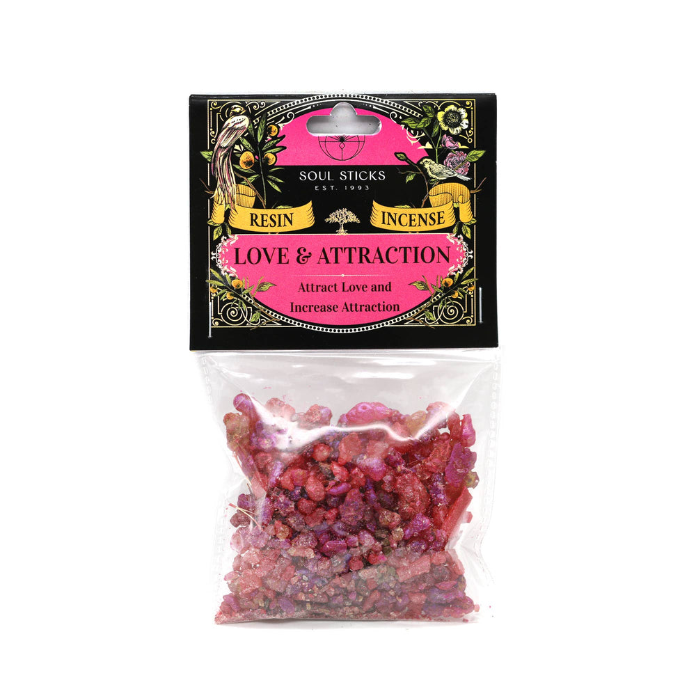 Love and Attraction Natural Resin Incense 1oz Packs