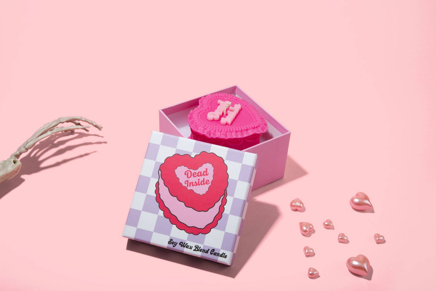 
                  
                    Dead Inside Heart Candle (funny candle, funny gift)
                  
                