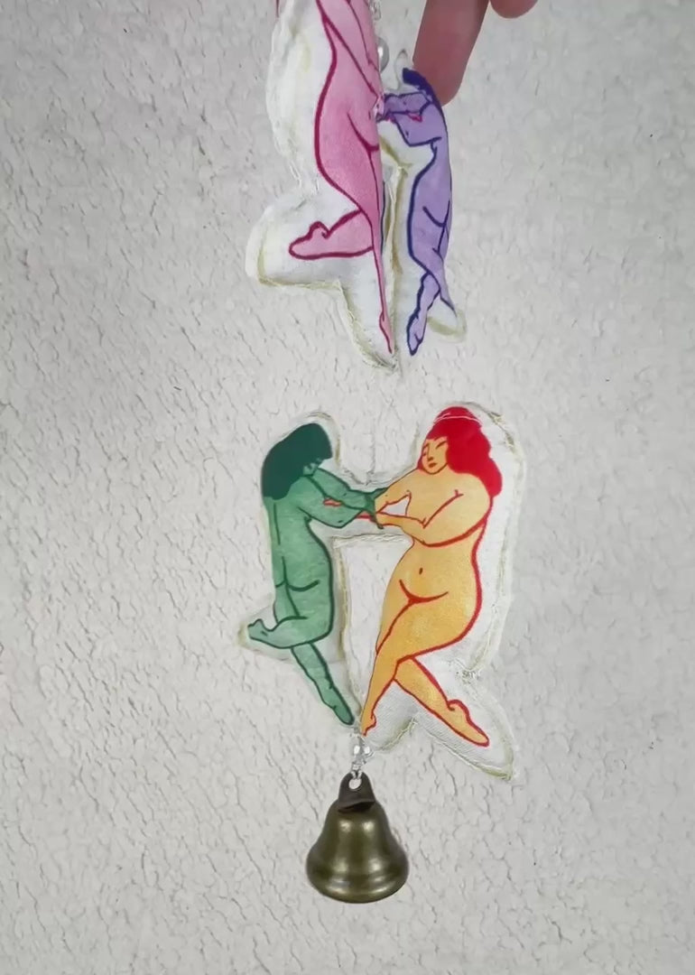 
                  
                    Load and play video in Gallery viewer, Lady Bell Chain Charm
                  
                