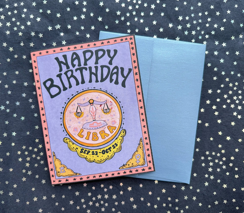 
                  
                    Zodiac Birthday Card - Libra
                  
                