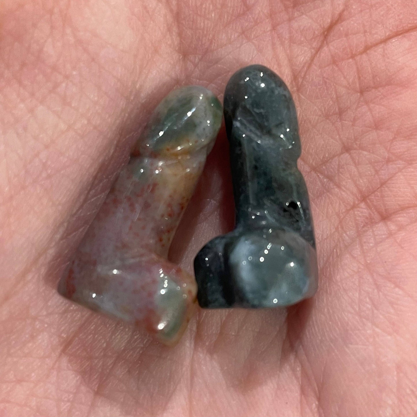 
                  
                    Crystal 1” Phallus Penis: Moss Agate
                  
                