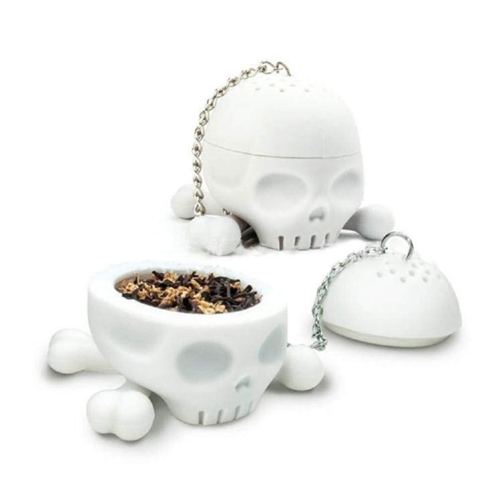 Silicone Skull Tea Strainer