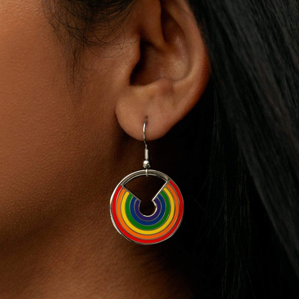 
                  
                    Dissent Pride Rainbow Drop Earrings
                  
                