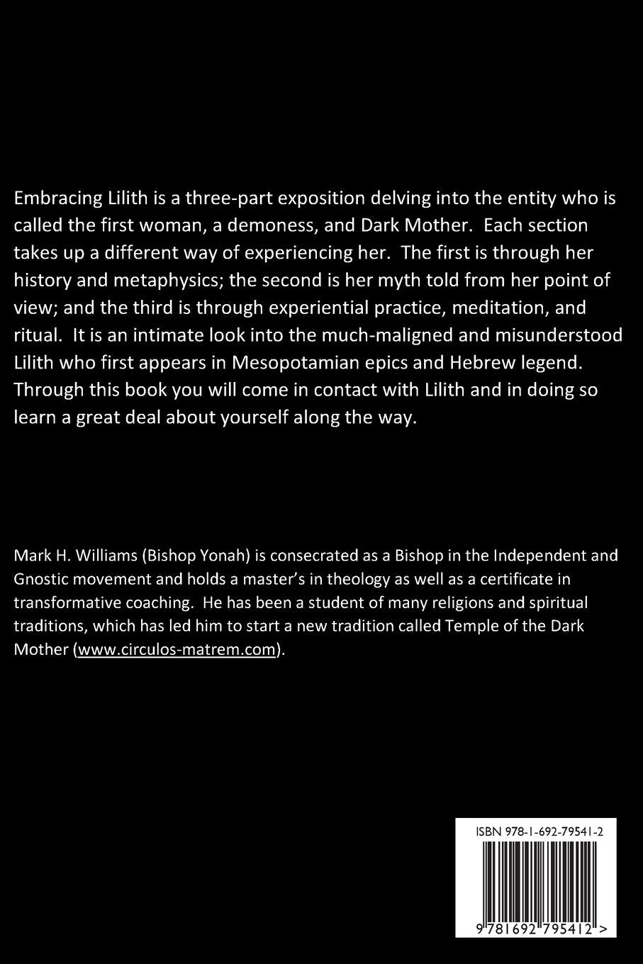 Embracing Lilith by Mark H. Williams - Signed Copy
