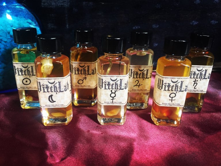 Planetary Ritual Oils Planetary Ritual Oils – WitchLab