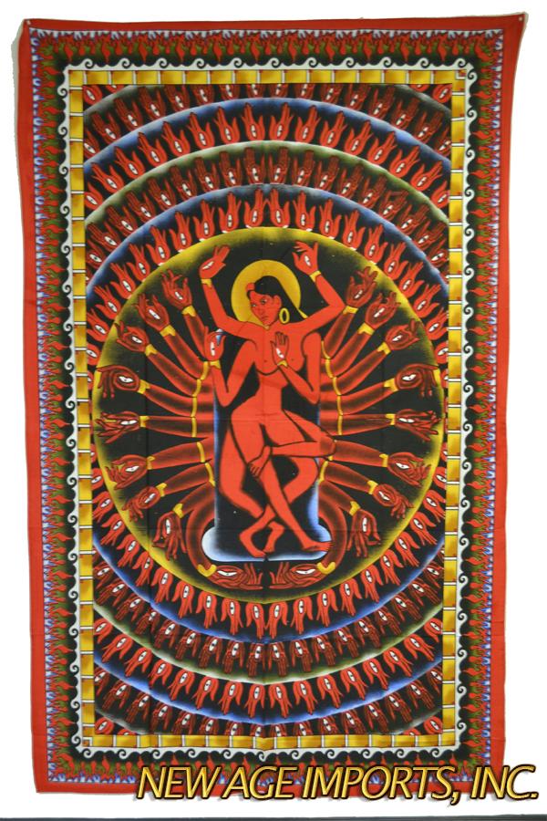 Red Kali Tapestry